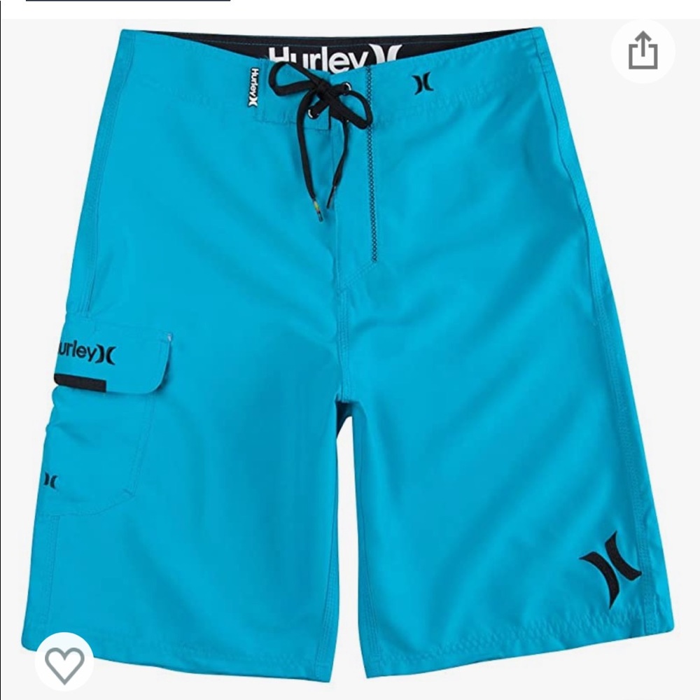 Hurley Men's One and Only 22-Inch Boardshort cyan